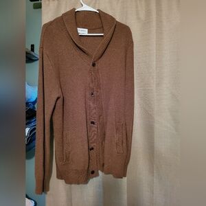 Brown cardigan